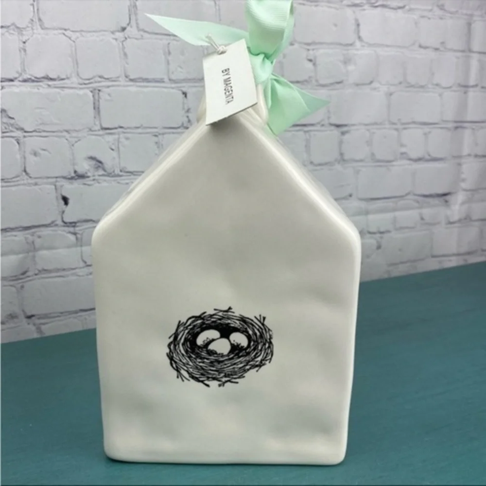 NWT Rae dunn‎ square fly birdhouse 2018